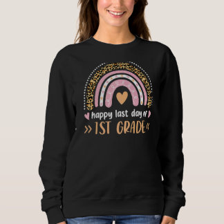 Leopard Cute Rainbow Happy Laatste dag van eerste Trui