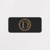Leopard D Labels (Design 1)