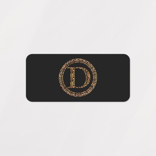 Leopard D Labels (Design 1)