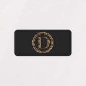 Leopard D Labels (Design 2)