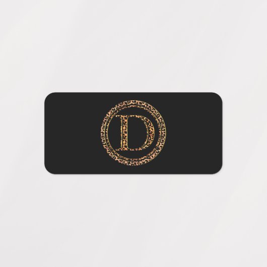 Leopard D Labels (Design 2)
