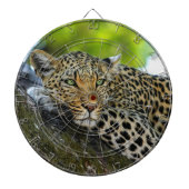 Leopard Dartboard Dartbord (Voorkant)