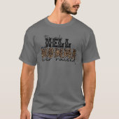 Leopard de enige hel die mijn mama ooit Western he T-shirt (Voorkant)