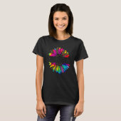 Leopard derde klas leraar 3de graad terug naar Sch T-shirt (Voorkant volledig)