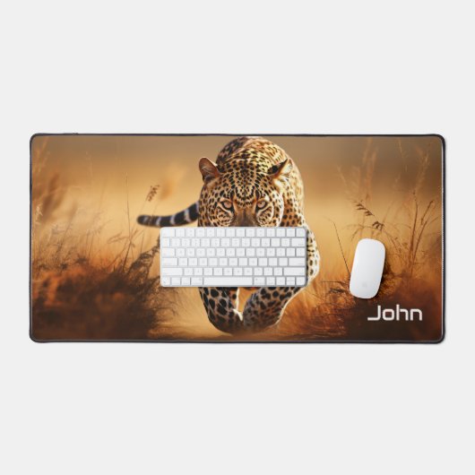 Leopard Design Desk Mat - een doordacht geschenk (Keyboard & Muis)