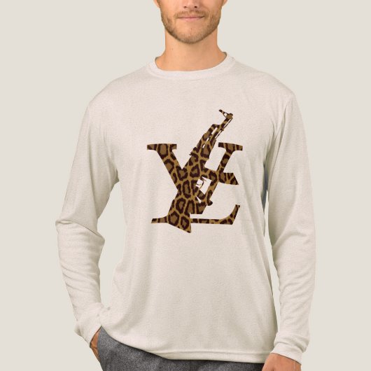 Leopard Design Shirt luxury Designer logo unique (Voorkant volledig)