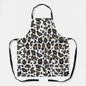 Leopard-design verjaardagscadeau schort (Voorkant)