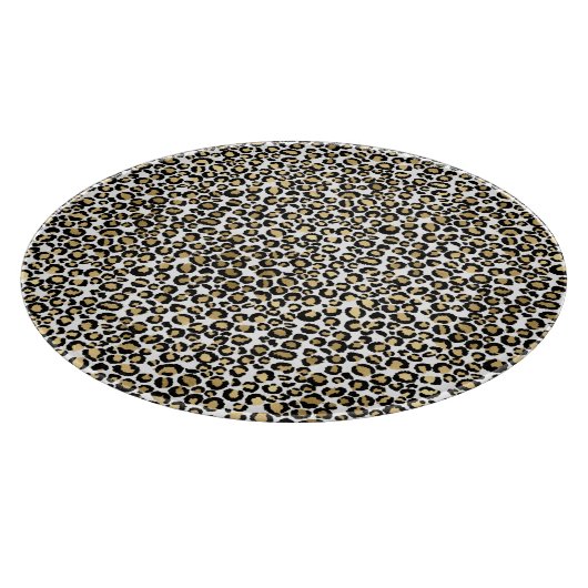 LEOPARD DIERAFDRUKSPOOR SNIJPLANK (Hoek)