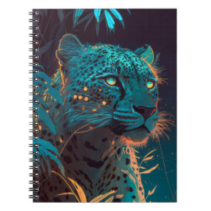 Leopard Dierenportret Schilderij Wildlife Outdoors Notitieboek