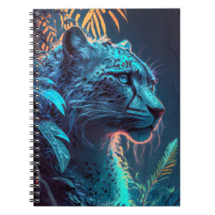 Leopard Dierenportret Schilderij Wildlife Outdoors Notitieboek