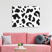 LEOPARD DIERLIJKE AFDRUKKING CANVAS AFDRUK (Insitu (Woonkamer))