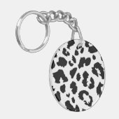 LEOPARD DIERLIJKE AFDRUKKING SLEUTELHANGER (Voorkant Links)
