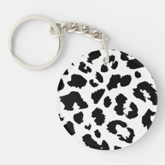LEOPARD DIERLIJKE AFDRUKKING SLEUTELHANGER (Voorkant)