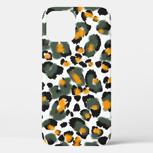Leopard Dierlijke Print Textuur Achtergrond Case-Mate iPhone Case (Achterkant)