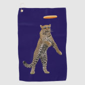 Leopard Disc Golf Handdoek (Voorkant)