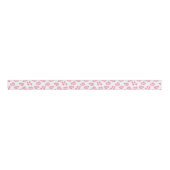 Leopard Dot in Pink Grosgrain Lint (Voorkant)