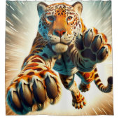 Leopard Douchegordijn (Voorkant)
