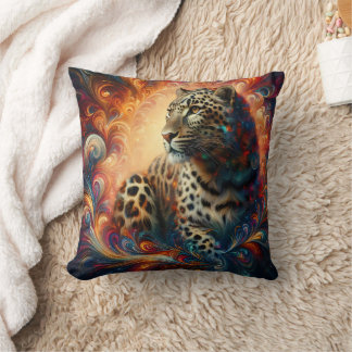 Leopard Dream: Artful Oerwoud Escape Kussen