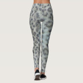 Leopard-drukstromende stijl veroudering leggings (Achterkant)
