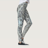 Leopard-drukstromende stijl veroudering leggings (Rechts)