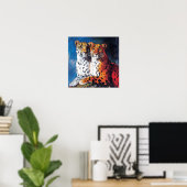 Leopard Duo Poster (Thuiskantoor)