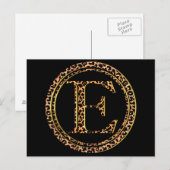 leopard E Briefkaart (Voorkant / Achterkant)