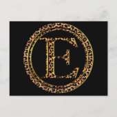 leopard E Briefkaart (Voorkant)