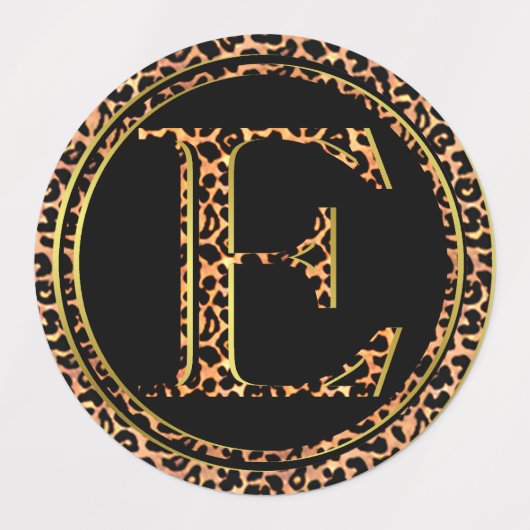 Leopard E Labels (Design 2)