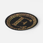 leopard E Papieren Bordje (Gekanteld)