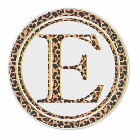 Leopard E Sticker (Voorkant)