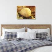 Leopard Earthball Fungus Canvas Print (Insitu (Slaapkamer))