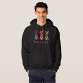 Leopard Easter Bunny Rabbit Cute Easter Trio Bunny Hoodie (Voorkant volledig)