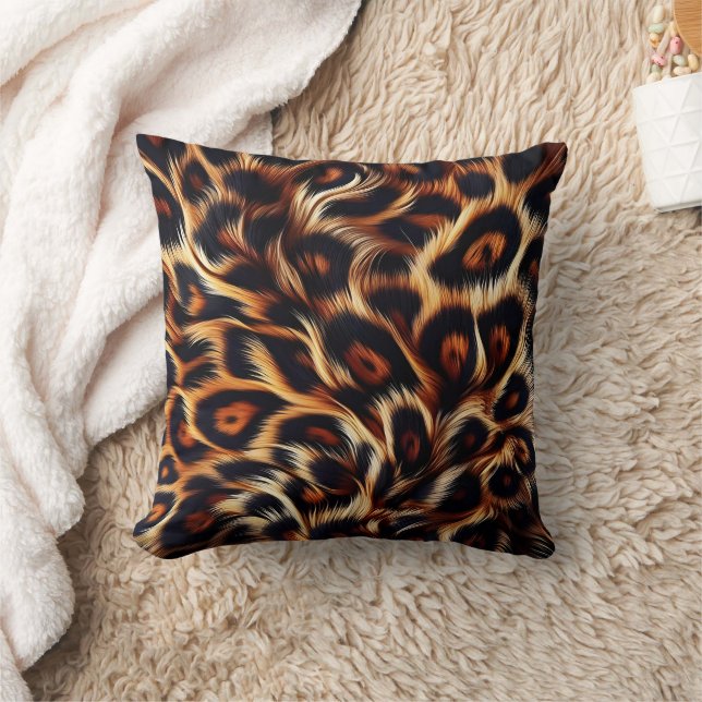 Leopard Edge: Exotische flair toevoegen aan bed Kussen (Deken)