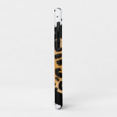 Leopard en Black en White Polka Dots and Bows Case-Mate iPhone Case (Achterkant/links)