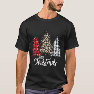 Leopard en Buffalo Pset  Land Christma T-shirt