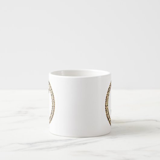 Leopard ¥ espresso kop (Voorkant)