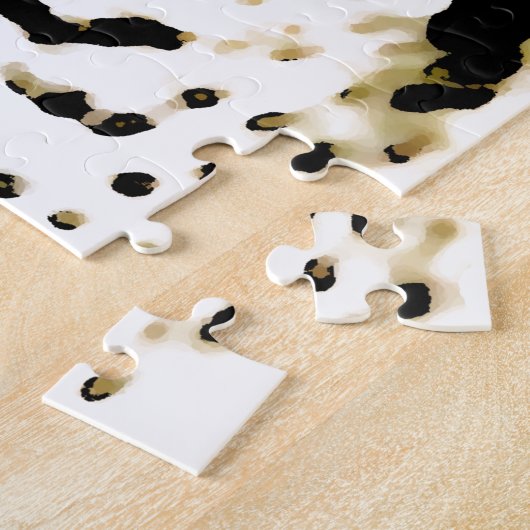 Leopard Eye - Animals Art Legpuzzel (Zijkant)