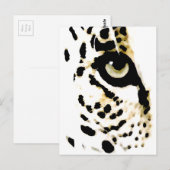 Leopard Eye Briefkaart (Voorkant / Achterkant)