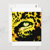 Leopard Eye Briefkaart (Voorkant / Achterkant)