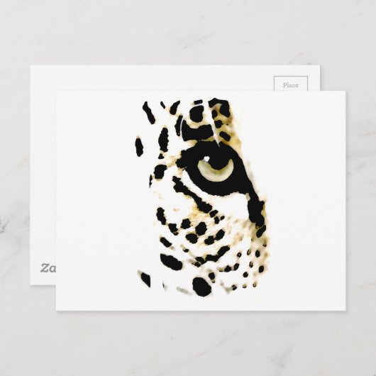 Leopard Eye Briefkaart (Voorkant / Achterkant)