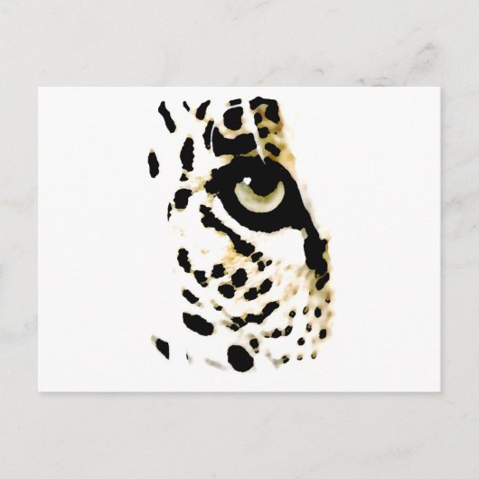 Leopard Eye Briefkaart (Voorkant)