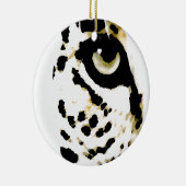 Leopard Eye Keramisch Ornament (Rechts)