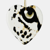 Leopard Eye Keramisch Ornament (Rechts)
