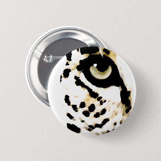 Leopard Eye Ronde Button 5,7 Cm (Voorkant /achterkant)