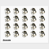 Leopard Eye Ronde Sticker (Vel)