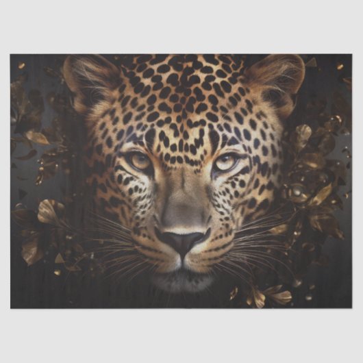 Leopard Eyes Decoupage Tissuepapier (Voorkant)