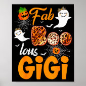 Leopard Fab Boo Lous Gigi Soky Halloween Costume G Poster (Voorkant)