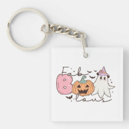 Leopard Fab Boo Lous Halloween Sleutelhanger