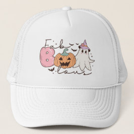 Leopard Fab Boo Lous Halloween Trucker Pet
