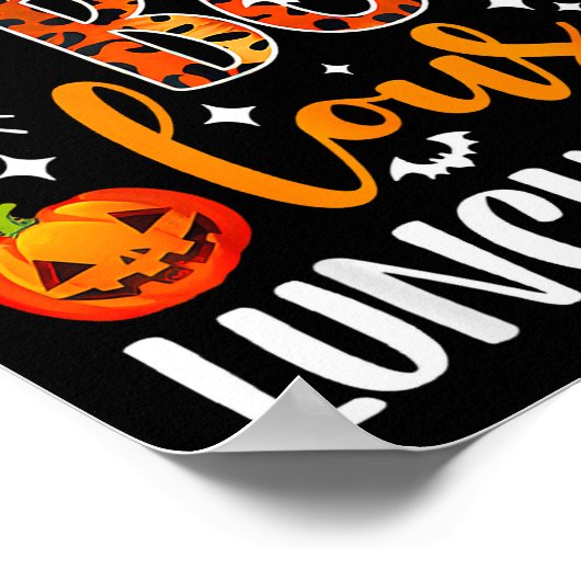 Leopard Fab Boo Lous Lunch Lady Matching Group Tee Poster (Hoek)